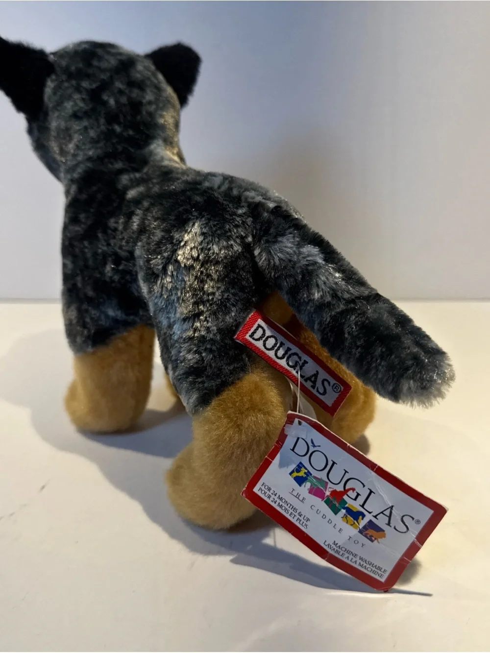 Douglas Clanger Australian Cattle Dog Plush 11x4x8 made 6/2018 NWT